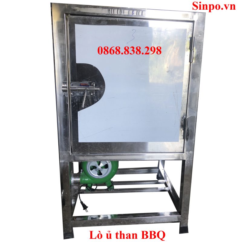 Lò ủ than BBQ, lò mồi than inox cho quán nướng