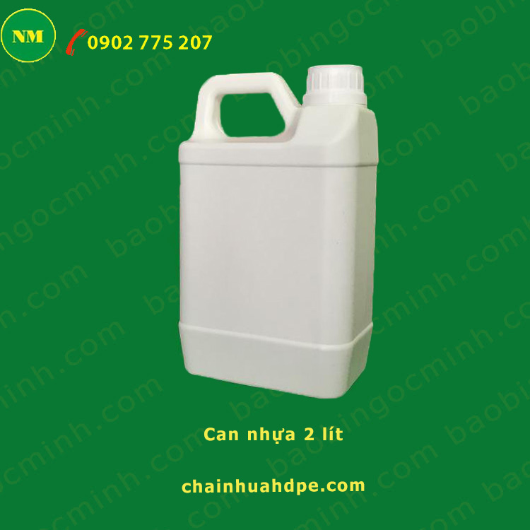 Can nhựa hdpe 2L