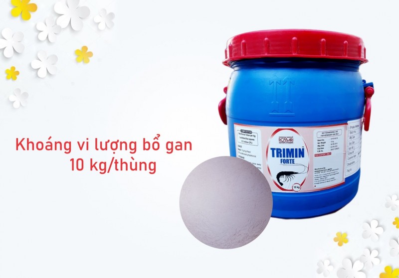 Trimin Forte - Khoáng bổ gan dạng bột cho tôm cá