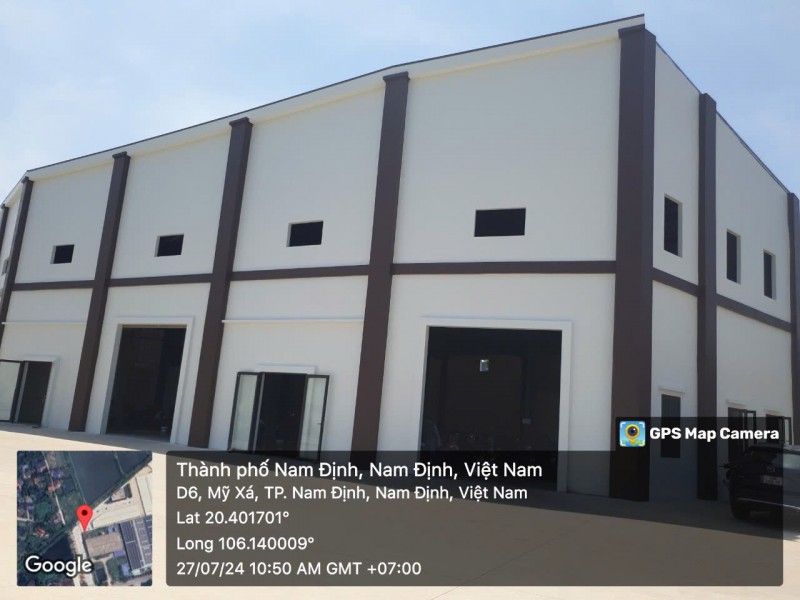 X1039. CHO THUÊ KHO XƯỞNG KCN NAM ĐỊNH 3000M2 PCCC NGHIỆM THU, TBA 630KVA