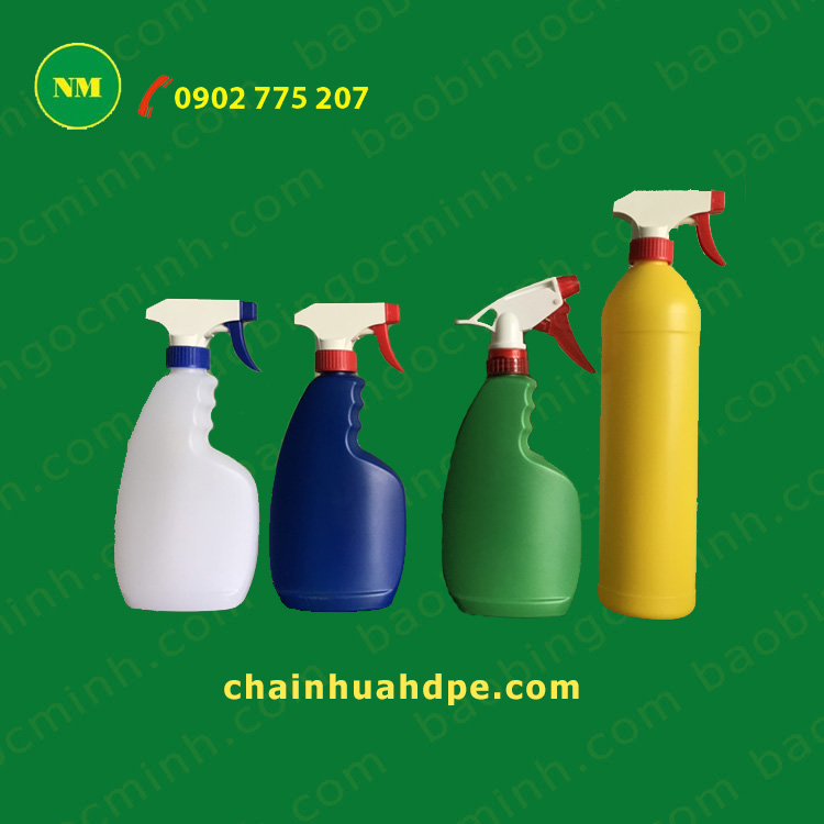 Chai xịt phun sương hdpe 100ml cho dung dịch sát khuẩn