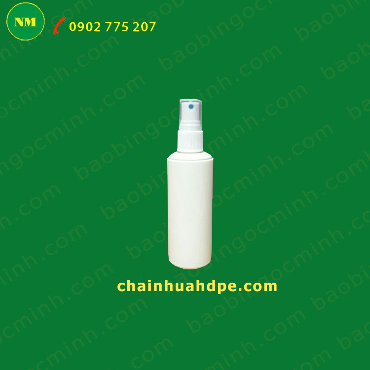 Chai xịt phun sương hdpe 100ml cho dung dịch sát khuẩn