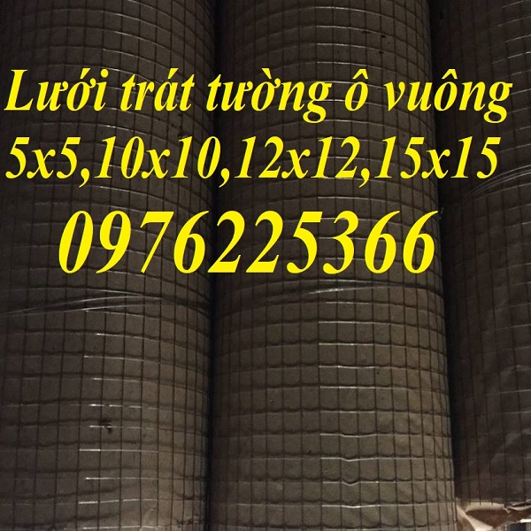 Lưới trát tường thép hàn 5x5, 10x10, 15x15, 20x20