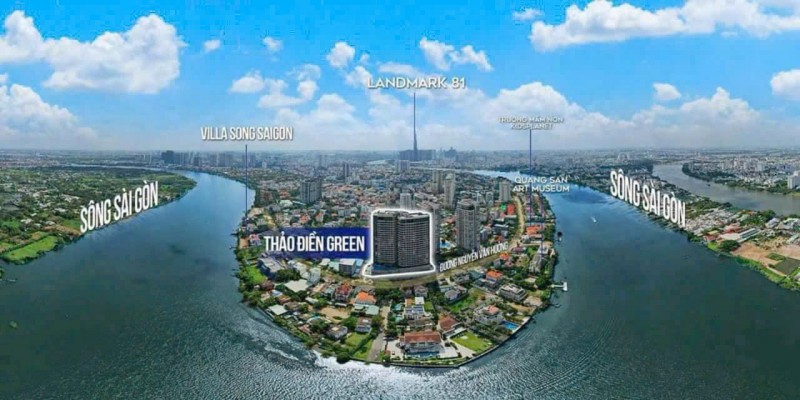 Căn 2 PN 88m2 Căn Hộ Thảo Điền Green Khu Nhà Giàu Công Đồng Tinh Hoa