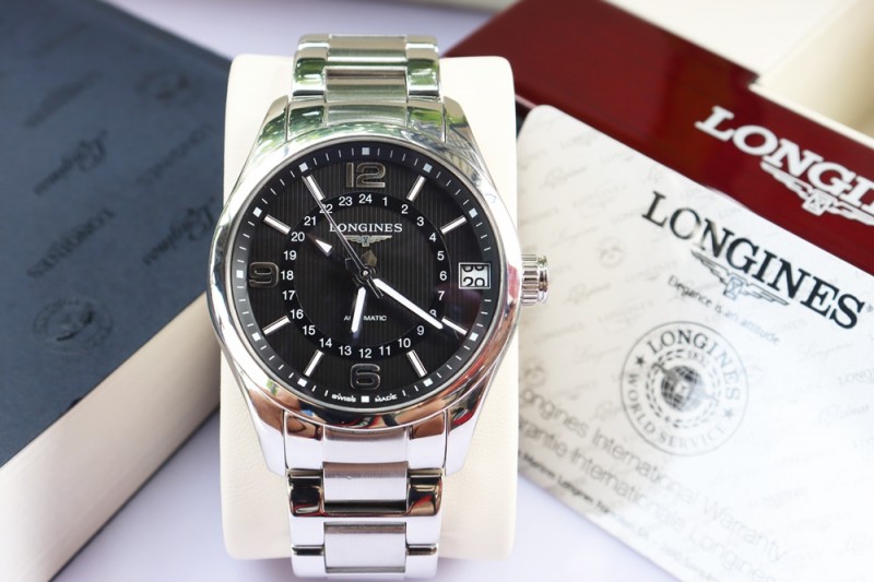 Đồng Hồ Nam Longines Conquest Classic 4 Kim Giờ GMT - Automatic - Size 42mm Fullbox