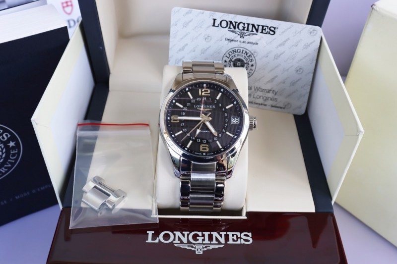 Đồng Hồ Nam Longines Conquest Classic 4 Kim Giờ GMT - Automatic - Size 42mm Fullbox