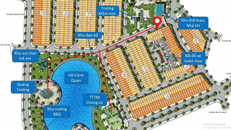 BÁN LK ĐẸP TẠI VĨNH YÊN CENTER CITY, 2,65 TỶ VND, 100M2 HÀNG HOT