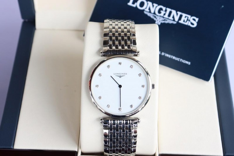 ĐH Nam Longines La Grande Classicque siêu mỏng đính 12 viên Kim Cương fullbox