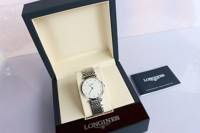 ĐH Nam Longines La Grande Classicque siêu mỏng đính 12 viên Kim Cương fullbox