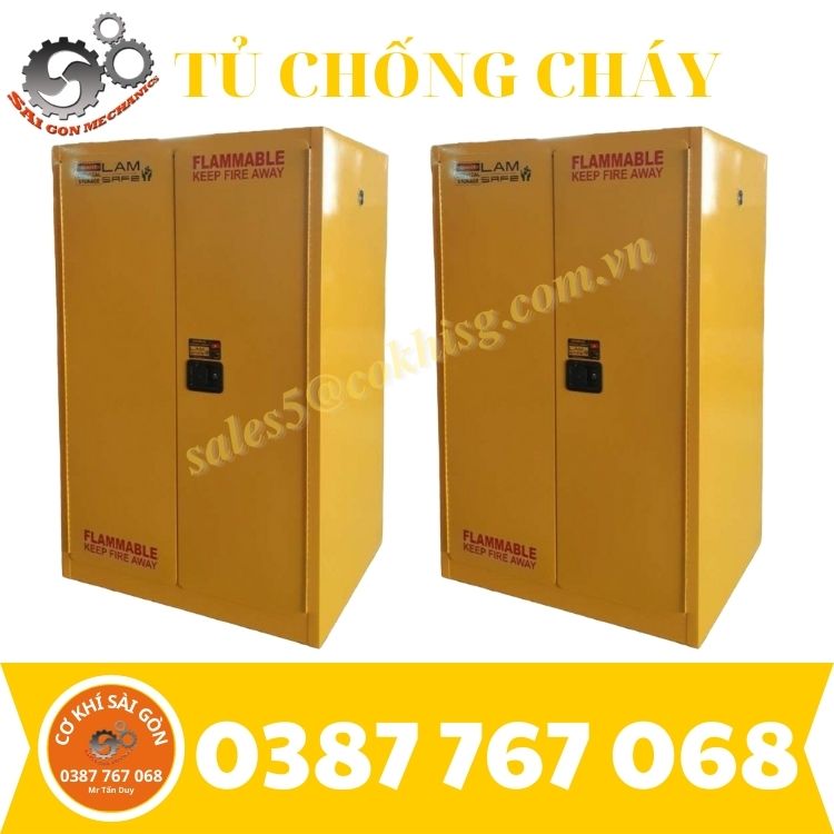 TỦ ĐỰNG DUNG MÔI CHỐNG CHÁY CKSG - FM227