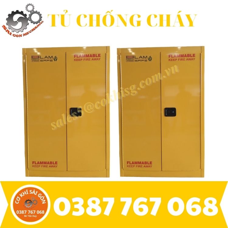 TỦ ĐỰNG DUNG MÔI CHỐNG CHÁY CKSG - FM227