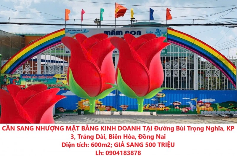 CẦN SANG NHƯỢNG MẶT BẰNG KINH DOANH TẠI Đường Bùi Trọng Nghĩa, KP 3, Trảng Dài, Biên Hòa, Đồng Nai