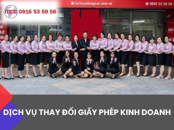 Thay đổi giấy phép kinh doanh nhanh chóng tại Đồng Nai