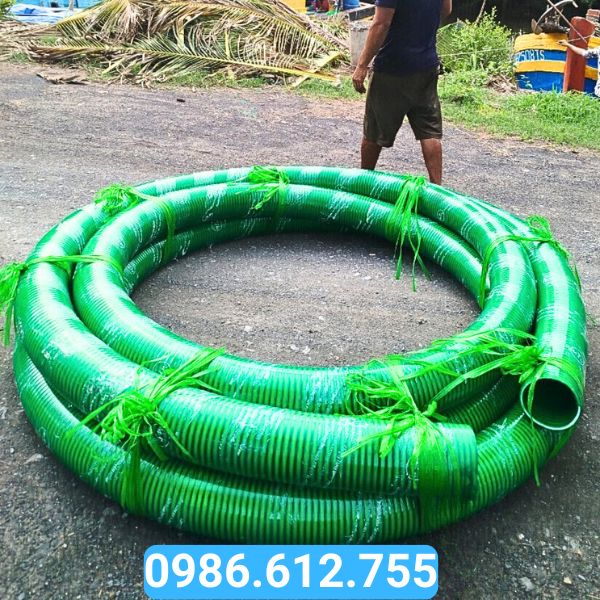Ống gân nhựa cổ trâu phi 140 tại Bến Tre