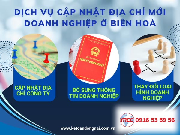 Cập nhật địa chỉ mới doanh nghiệp ở Biên Hòa - MCC Group 