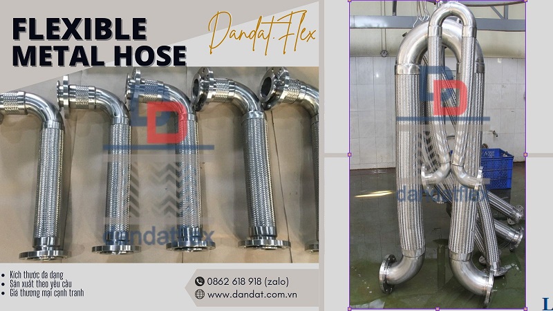 Khớp nối mềm inox 304 mặt bích ( chống rung inox ) Dandat.Flex Việt Nam 