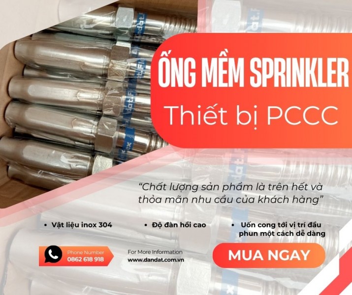 Ống Mềm Sprinkler Chữa Cháy - Giải Pháp Tối Ưu Cho Hệ Thống PCCC