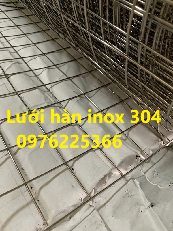 Lưới hàn inox 304 sợi 2mm, 3mm ô 50x50