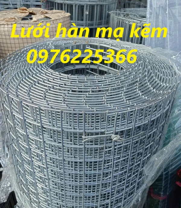 Lưới hàn mạ kẽm D2a50x50, D3a50x50