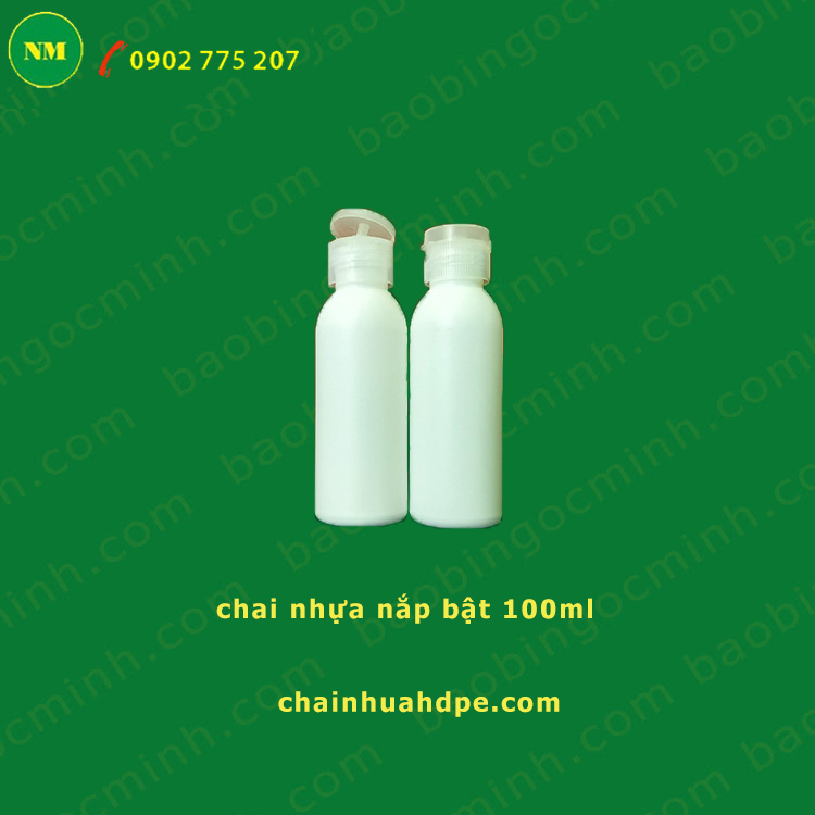 Chai nhựa HDPE 100ml đựng nông dược