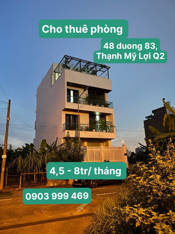 Cho thuê Căn hộ cao cấp Thạnh Mỹ Lợi, Quận 2, FULL nội thất, Lh 0903999469