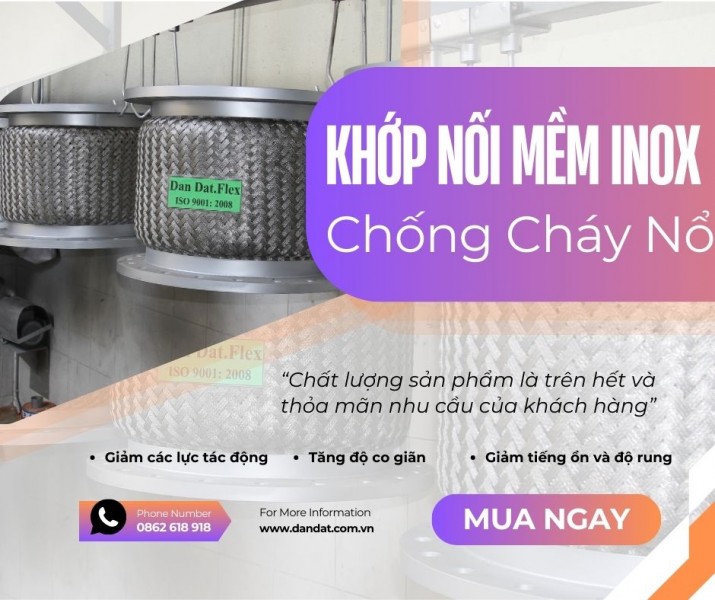 Khớp Nối Mềm Chống Rung: Giải Pháp Hiệu Quả Cho Hệ Thống Ống Xả Và Hơi Nóng