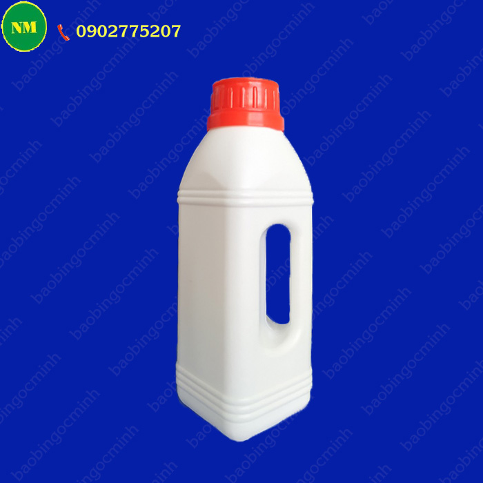 Chai nhựa 500ml có quai, màu sắc tùy chỉnh