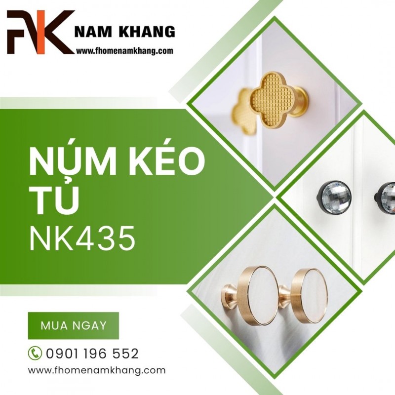 BST núm kéo tủ thiết kế hiện đại và độc đáo NK435 | Zalo 0901 196 552