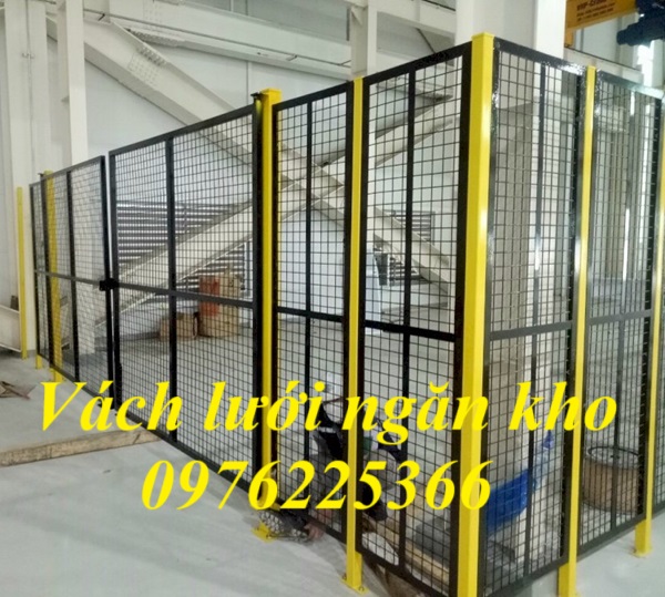 Vách lưới ngăn kho D5a50x150