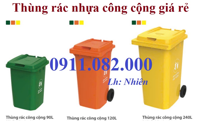  Giảm giá thùng rác cuối năm, thùng rác nhựa 120 240 660 giá rẻ cạnh tranh- lh 0911082000