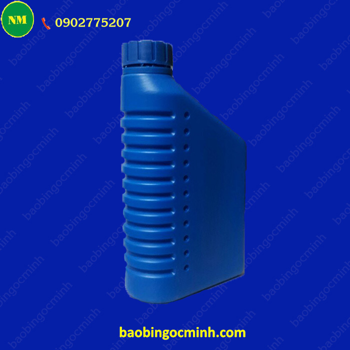 Chai nhựa đựng dầu nhớt 1L nhựa HDPE 