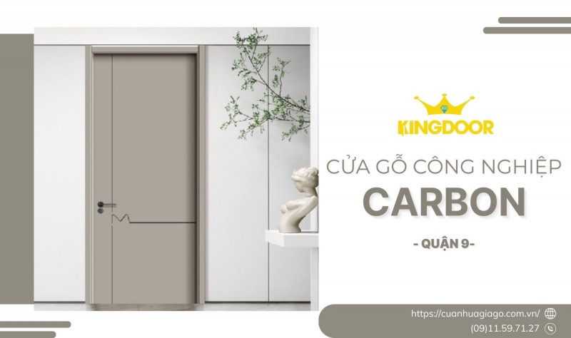 Cửa Gỗ Carbon Tại Quận 9 | Bền Đẹp, Hiện Đại, Giá Tốt