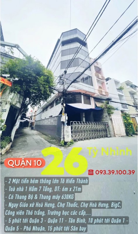 Bán nhà Quận 10, Hẻm xe hơi, 4 tầng BTCT: chỉ từ 2 tỷ. Tin thật, hình thật, xem nhà, chốt sổ.