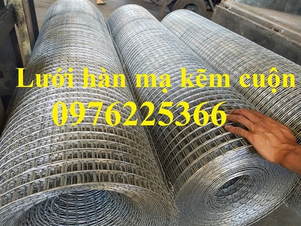 Lưới hàn mạ kẽm sợi 2.5ly ô 50x50 