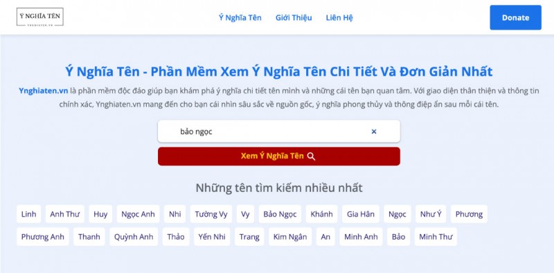 Top 10 Công Cụ Xem Ý Nghĩa Tên Tốt Nhất Hiện Nay