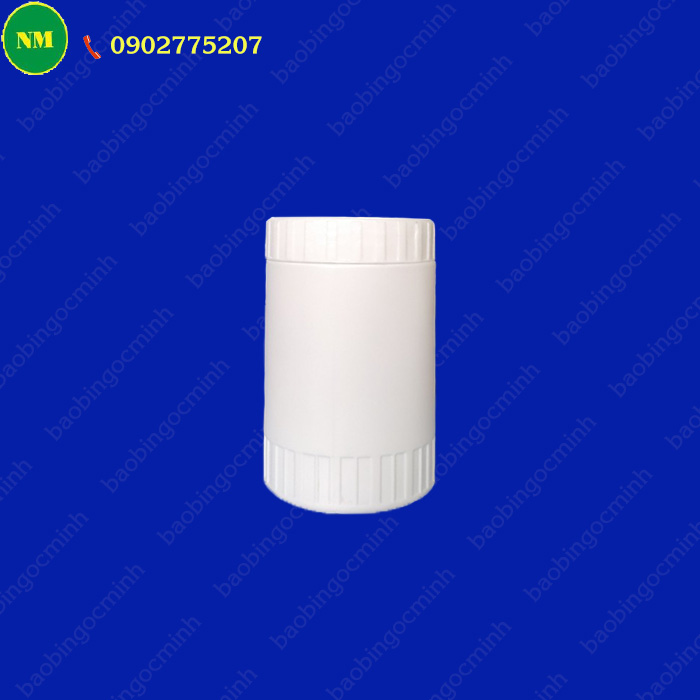 Hũ nhựa HDPE 100g dáng cao, tiện dụng 