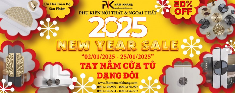 Tay nắm cửa tủ dạng đôi | New Year Sale 20% cho toàn bộ sản phẩm