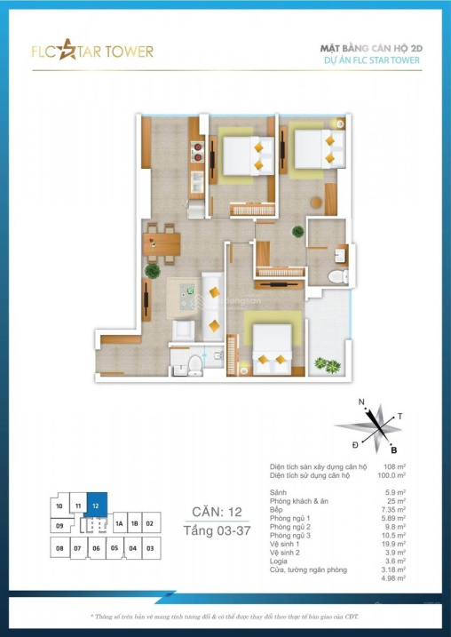 Cần chuyển nhượng căn hộ lô góc 100m2, sẵn sổ sang tên ngay, hỗ trợ vay ngân hàng tại KĐT Văn Phú