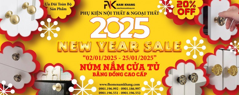 Núm cửa tủ đồng cao cấp | New Year Sale 20% toàn bộ sản phẩm