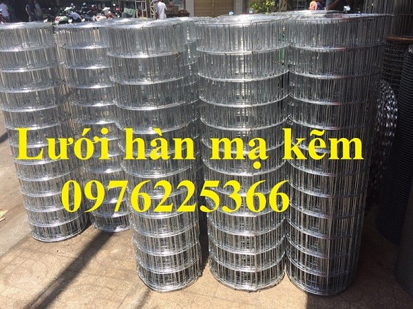 Lưới hàn mạ kẽm nóng D2, D3, D4 