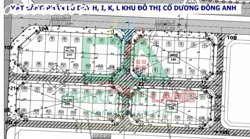 BÁN ĐẤT BIỆT THỰ KHU ĐÔ THỊ CỔ DƯƠNG TIÊN DƯƠNG ĐÔNG ANH MẶT ĐƯỜNG 30M KINH DOANH ĐỈNH