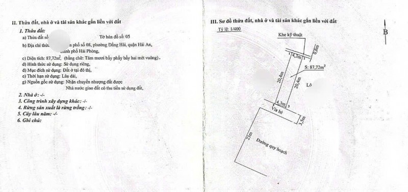 Bán lô đất mặt đường Đôi TĐC Đằng Hải 2, tuyến 2 Trần Hoàn Lê Hồng Phong, Hải An.