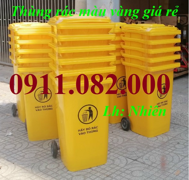  Ở đâu thùng rác bán giá rẻ cạnh tranh- thùng rác 120l 240l 660l giá rẻ- lh 0911082000