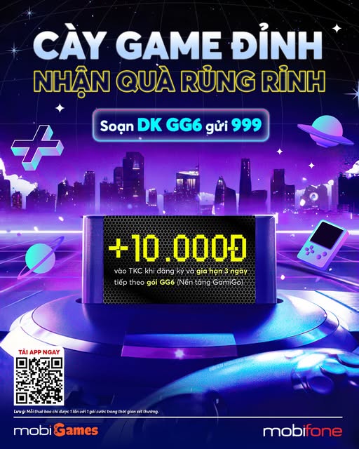 Nhập hội MobiGames: Đông Rực Rỡ - Quà Tặng Bất Ngờ