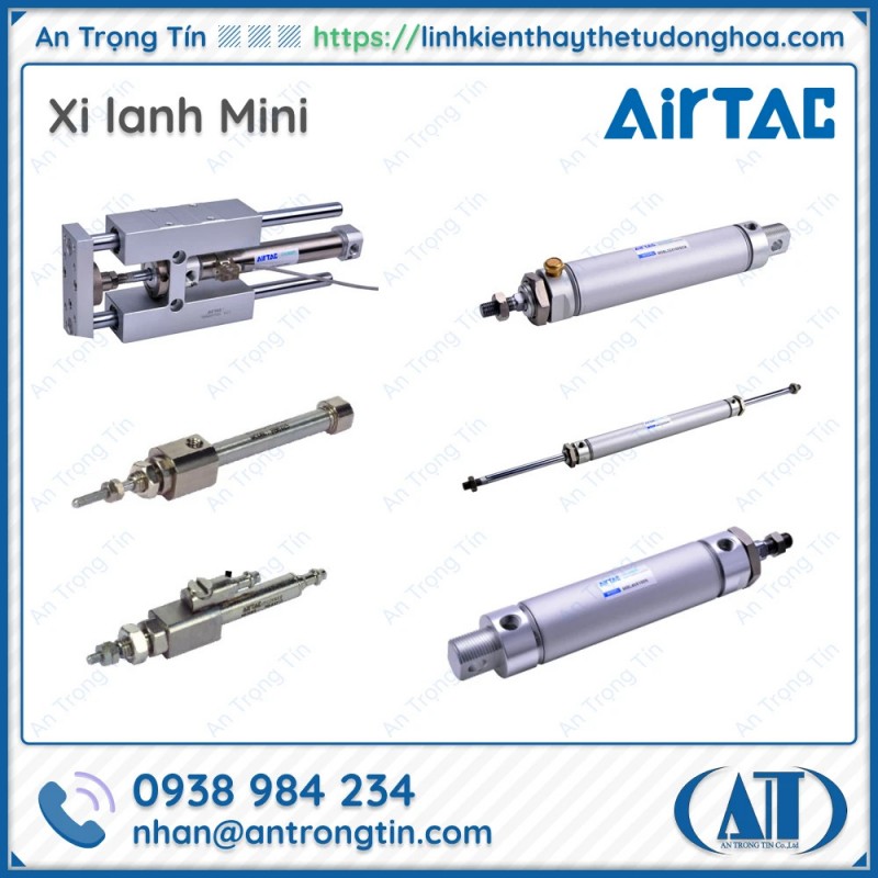 Xi lanh khí nén Airtac: Đáp ứng mọi nhu cầu tự động hóa công nghiệp