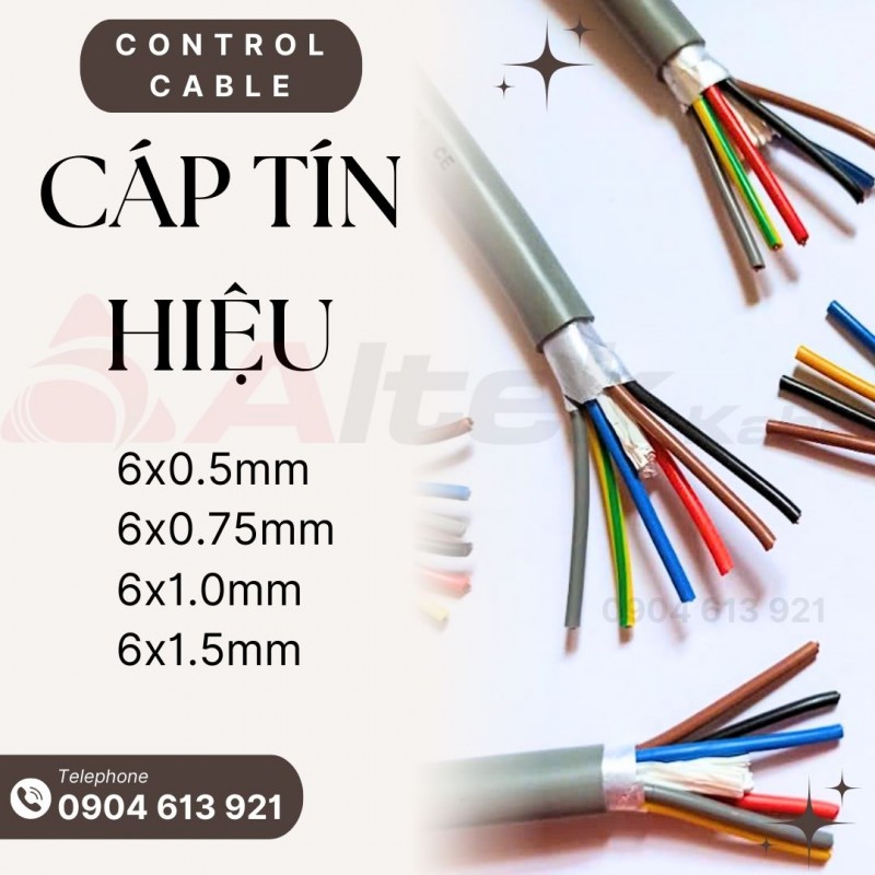 Cáp điều khiển 6x0.5mm Altek Kabel / Control Cable 