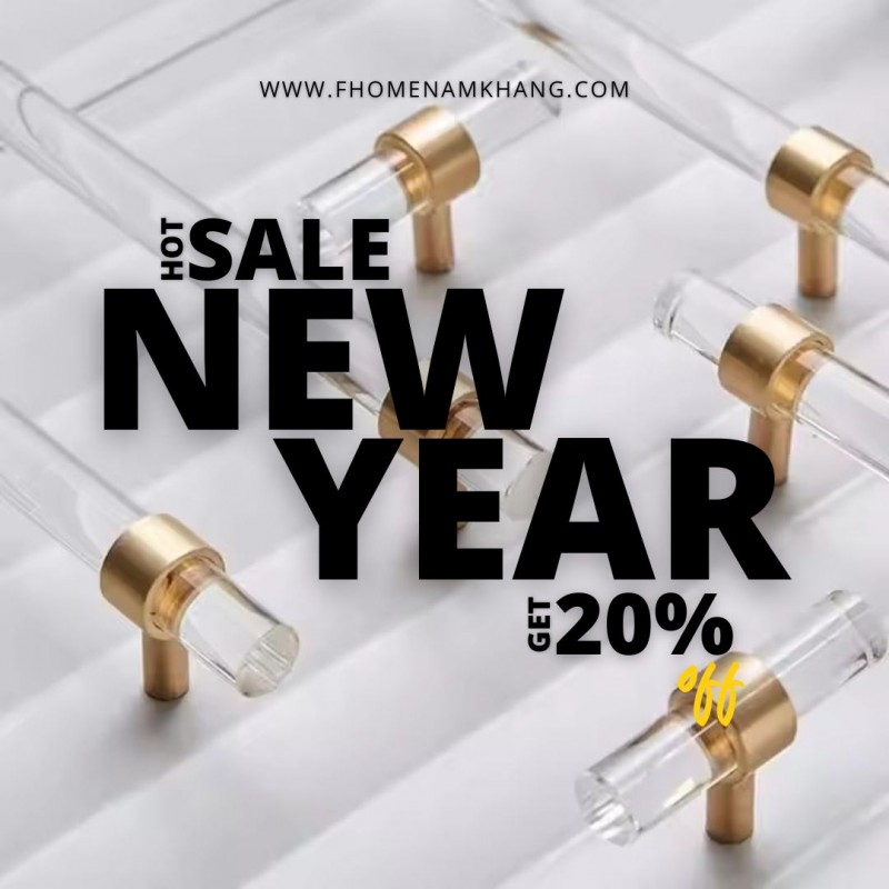 Tay nắm tủ cao cấp NK465T | New Year Sale 20% tất cả sản phẩm