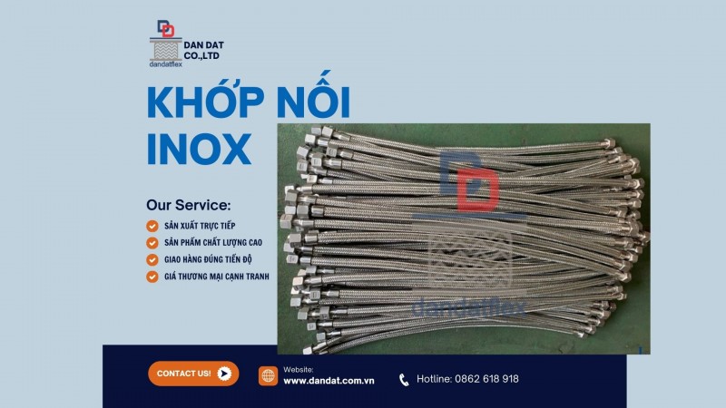 Ống nối mềm inox dùng trong công nghiệp (khớp nối mềm)