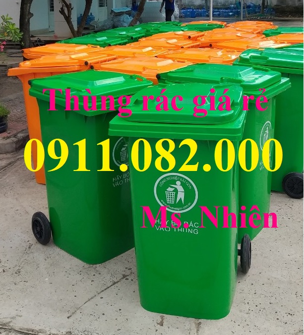  Hạ giá thùng rác 120 lít, 240 lít, 660 lít giá rẻ- thùng rác nhựa dày- lh 0911082000