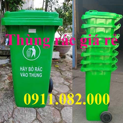  Hạ giá thùng rác 120 lít, 240 lít, 660 lít giá rẻ- thùng rác nhựa dày- lh 0911082000